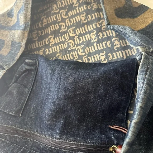 Juicy Couture Pam & Gela Denim Tote - Picture 12 of 12
